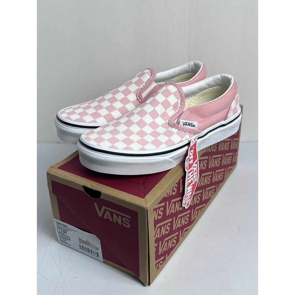 Kids' Vans Classic Checkerboard Slip On Shoes